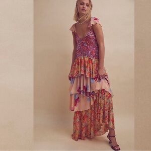 NWOT Free People Coralie Maxi Dress
